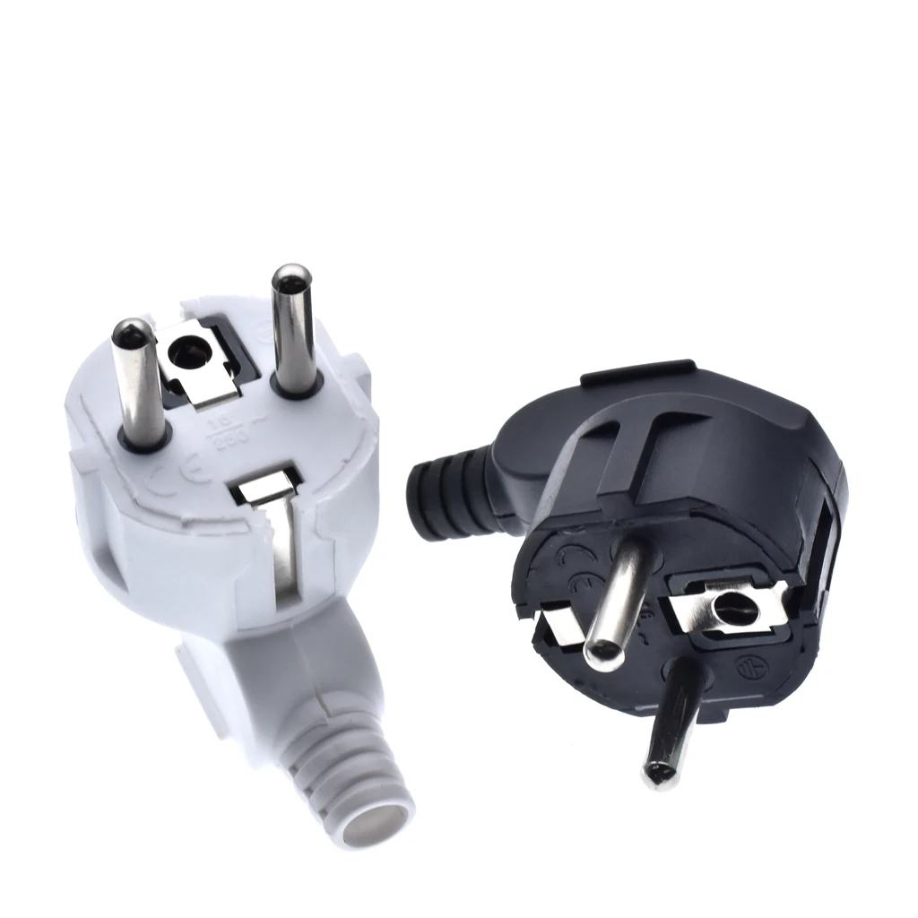 250V 16A Male Female Assembly Receptacle connector french Russia Korea German EU Schuko power cord wired cable plug Socket