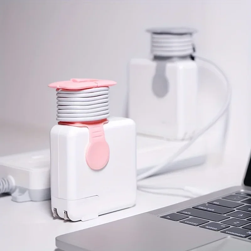 1 шт., защитный чехол для зарядного устройства, устройство для намотки кабеля для передачи данных, кронштейн для хранения в путешествиях