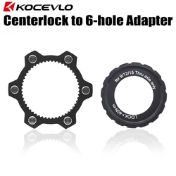 Kocevlo Centerlock to 6-hole Adapter, Center Lock conversion 6 hole Brake Disc, Center Lock for 6 Bolt, SM-RTAD05 / SM-RTAD10