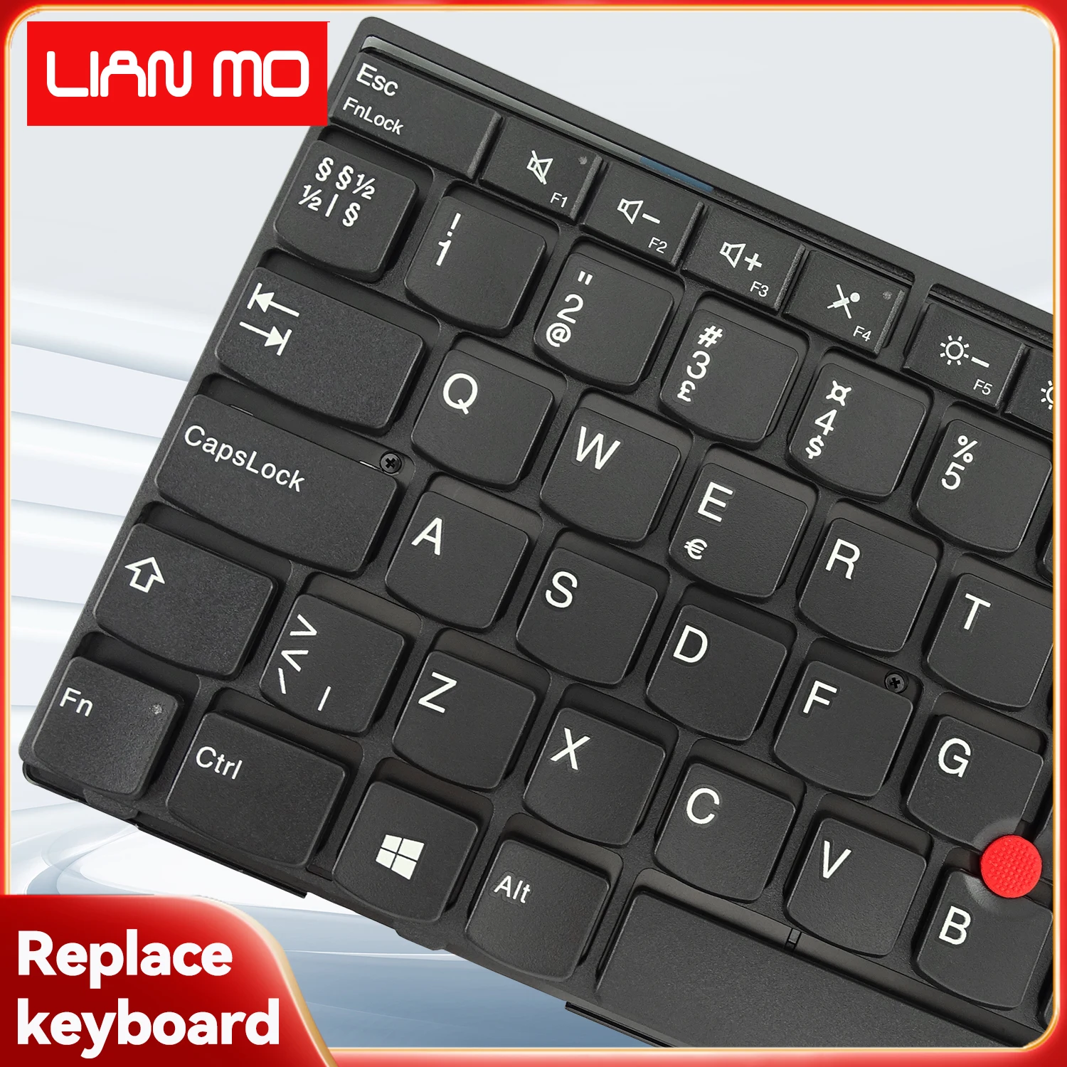 Nordic layout suitable for Lenovo Thinkpad without backlight replacement keyboard T550/T540/T540P/T560/W540/W541/W550/W550S/L