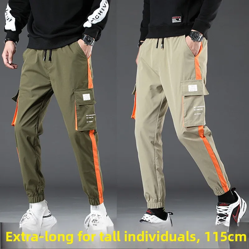 

Tall Men's Loose Fit Casual Pants Spring Summer Workwear Trousers Trendy Brand Versatile Comfortable Leisure Pants
