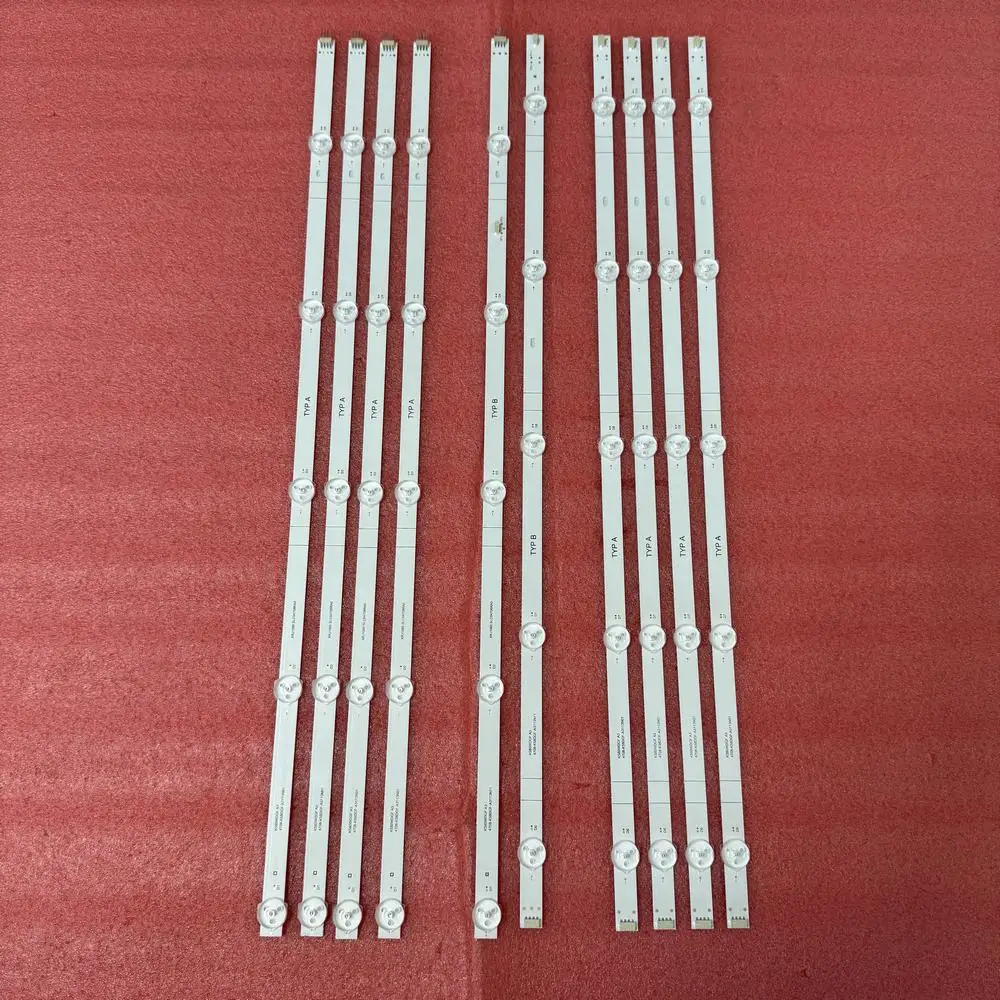 샤프 58인치 TV 4TC58EL8UR JVC LT58KB527 엘리먼트 E450AC58R - 58인치 4K UHD HDR10 로쿠 TV용 LED 백라이트 스트립