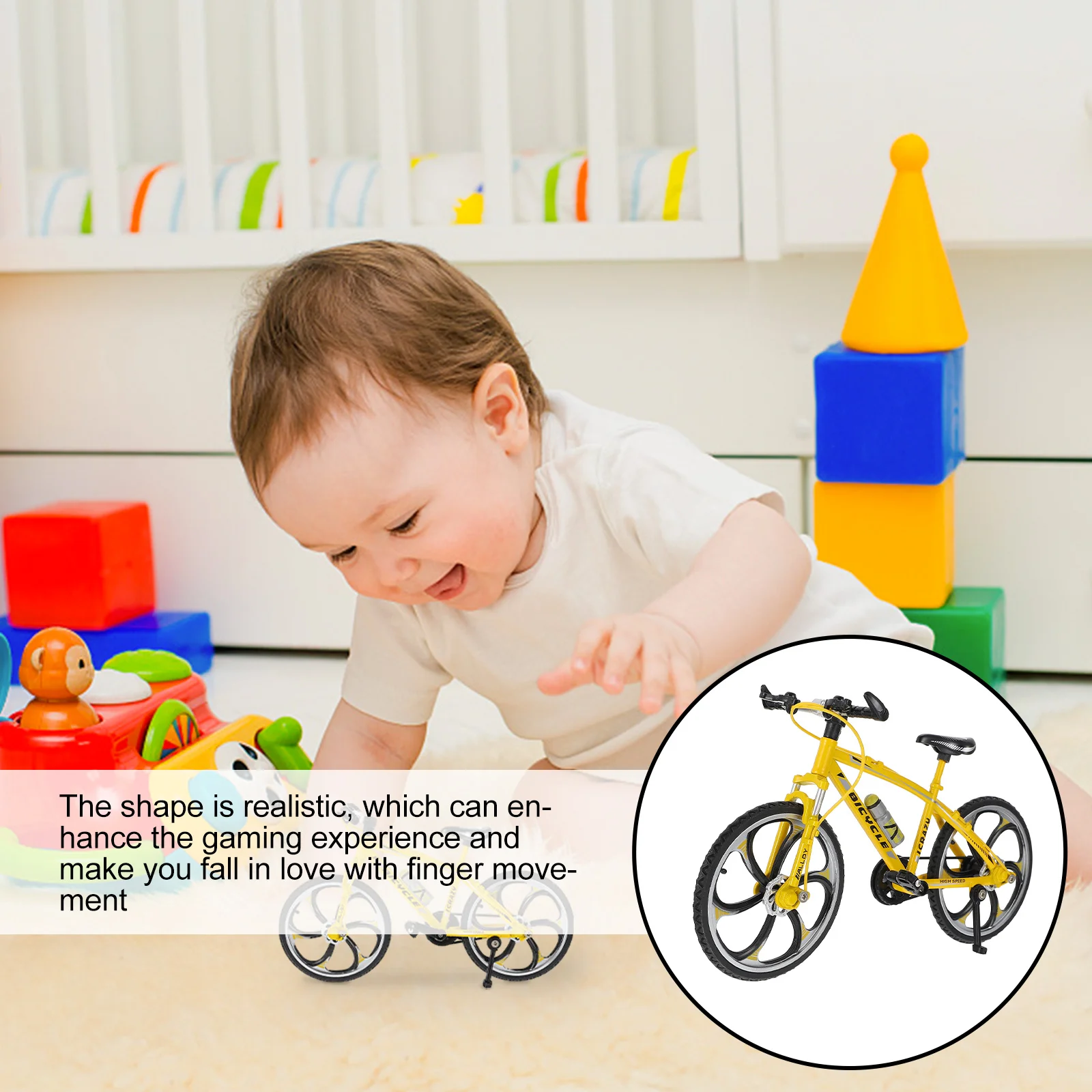 1 pièces doigt vélo alliage Mini doigt vélo soulagement du Stress divertissement bureau compétitif sport accessoire cadeau d'anniversaire pour les enfants