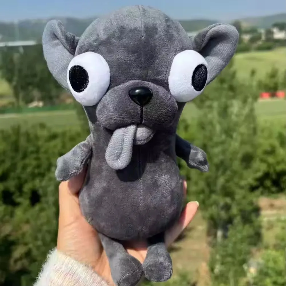 Stuffed Animals Chihuahua Plush Toy Black Stuffed Chihuahua Dog Puppy Pet Toy Simulation Dog Kawaii Keychain Pendant Kids Gifts