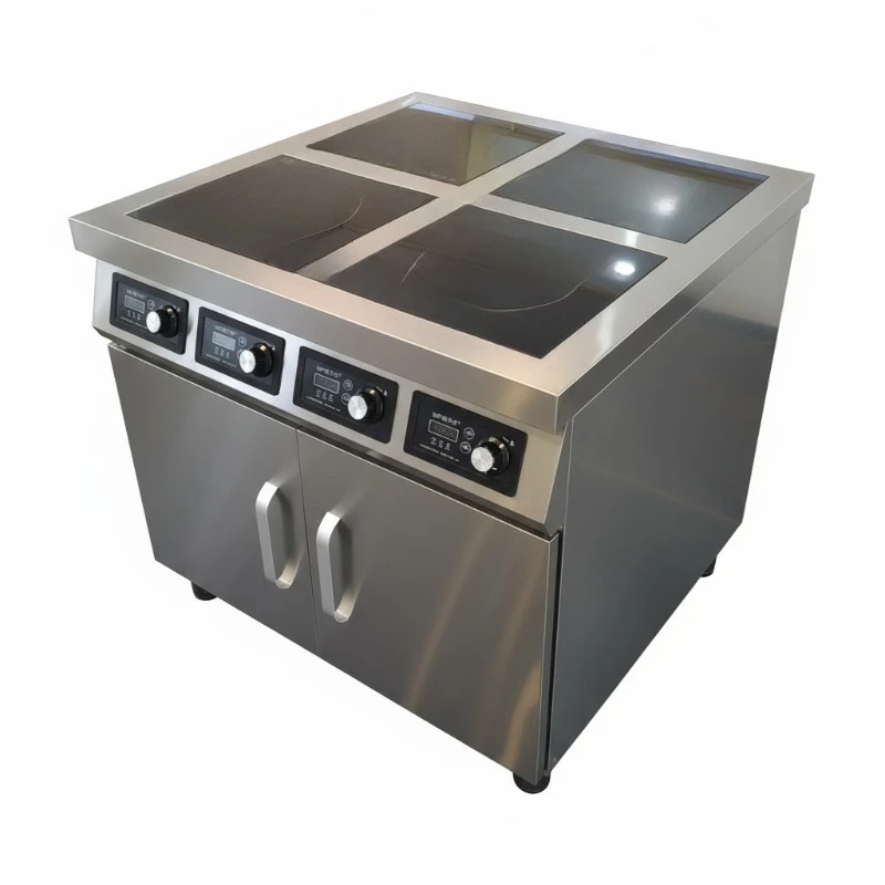 Cozinha vertical, fogão de indução comercial fogão elétrico sem gás