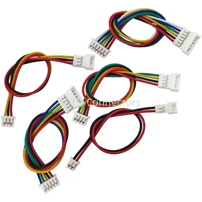 JST 1.25mm Extension Line 2P/3/4/5/6/7/8/9/10/11/12Pin MX 1.25mm Male To Female Connector With Cable Length 10CM 20CM 30CM 28AWG