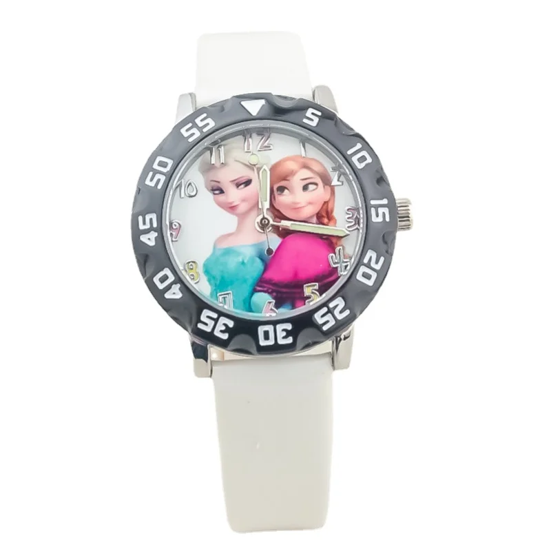 Disney Frozen Girls Watches Cute Princess Cartoon Kids Watch Fashion Luminous Wristwatches Children Birthday Gifts Dropshipping