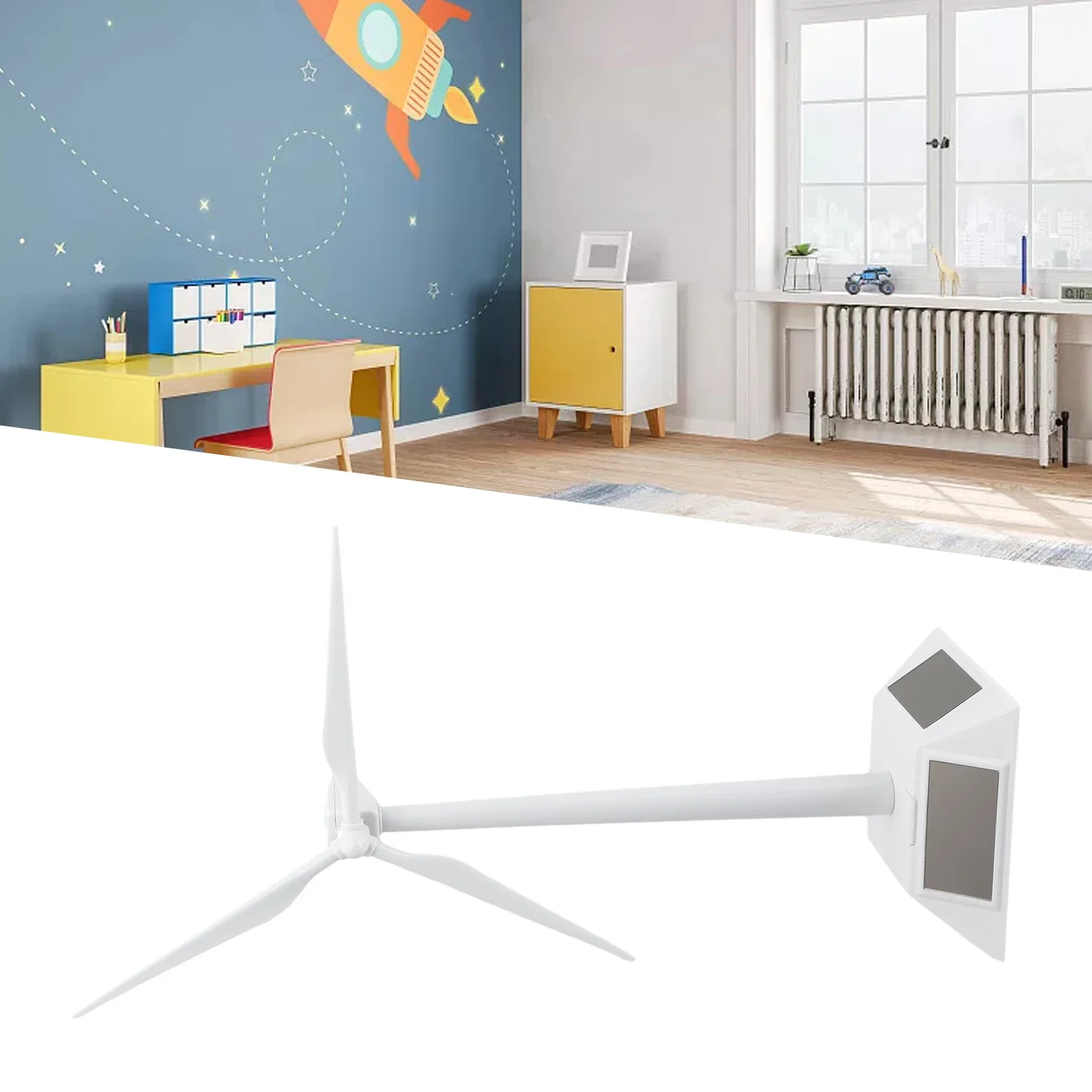 

Solar Wind Mill Model For Home Decoration Teaching Tool Desktop Decoration Process ABS Good High Quality For Children Toy
