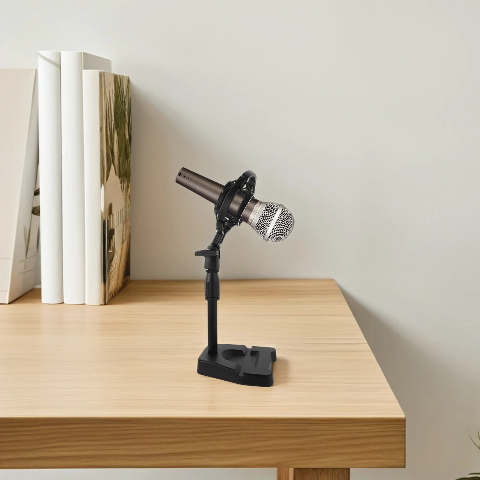 

Adjustable Desktop Mic Stand 45Mm Shock Mount for Clear Audio Recording Studio Podcasting Streaming Music Creation