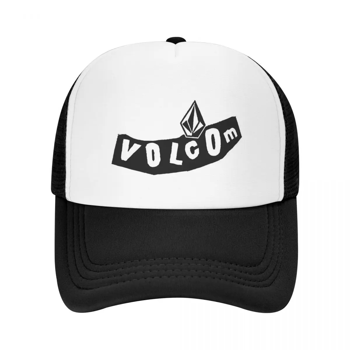 V-Volcom Logo Cap Fashion Casual Mesh Baseball Caps Adjustable Hat Hip Hop Summer Unisex Baseball Hats Polychromatic