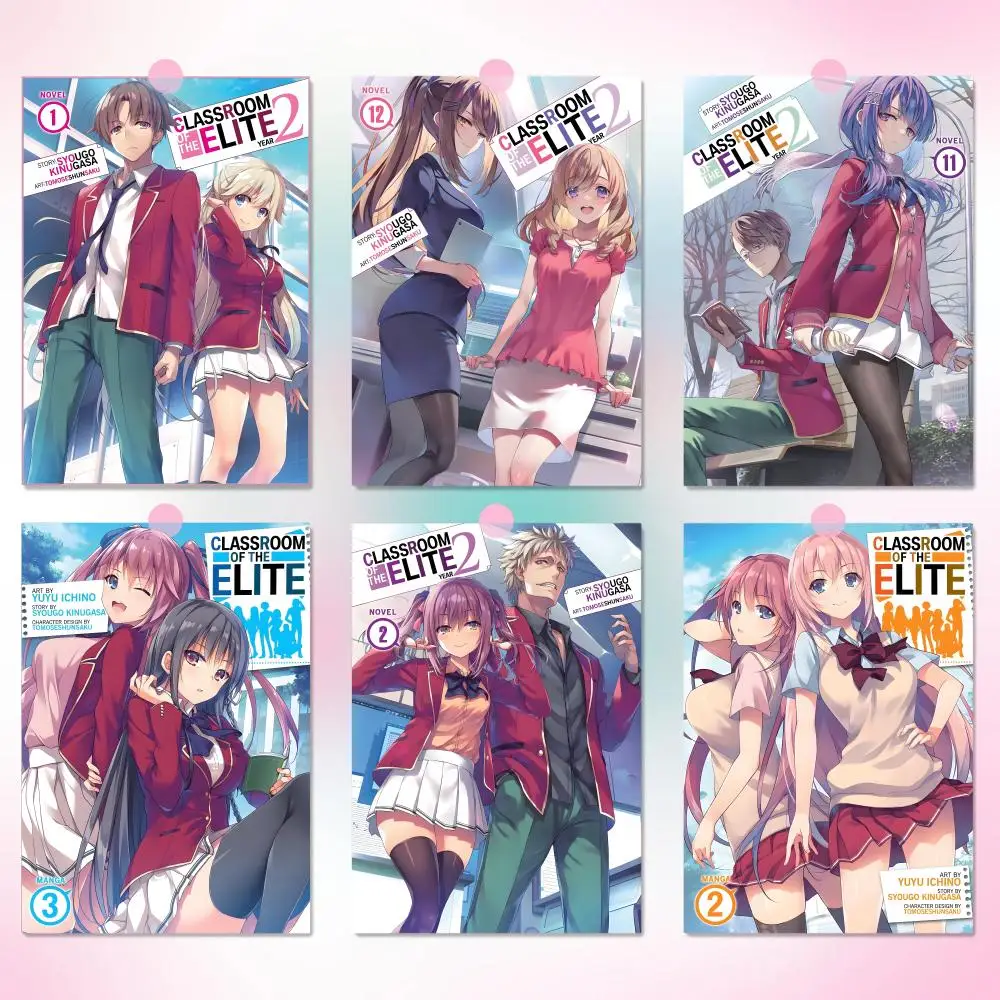 Anime C-Classroom Of The Elite Poster Sticker For Living Room Bedroom Bar Home Decor Mural Painting Decoration