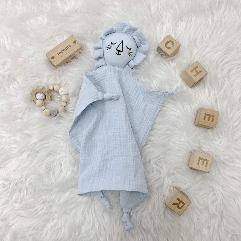 

J15U Animal Shapes Newborns Blanket Baby Comforters Blanket Infant Snuggle Toy for Nurseries Strollers Car Seats & Cribs