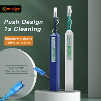 One Click Fiber Optic Cleaner Connector 1.25mm Universal Cleaning Pen Komshine KOC-125 Over 800 Cleaning Times