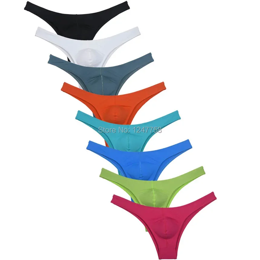 Skimpy Briefs Men's Low-Rise Underwear Underpants Hipster Panty Shorts Jockstrap Bikini Briefs Male Underwear