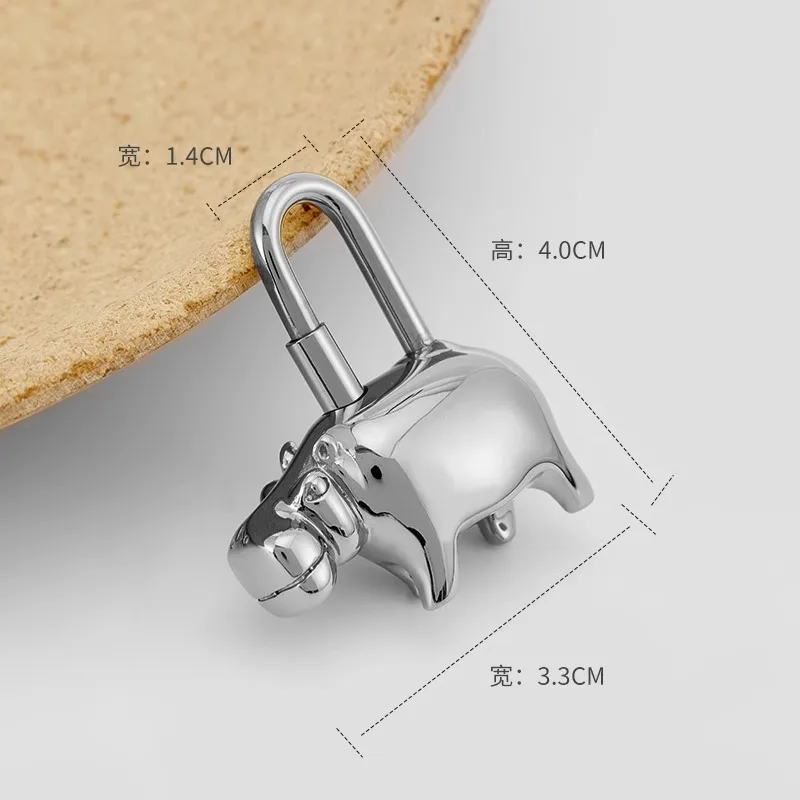havredeluxe Bag Charm Steel Metal Animal 4