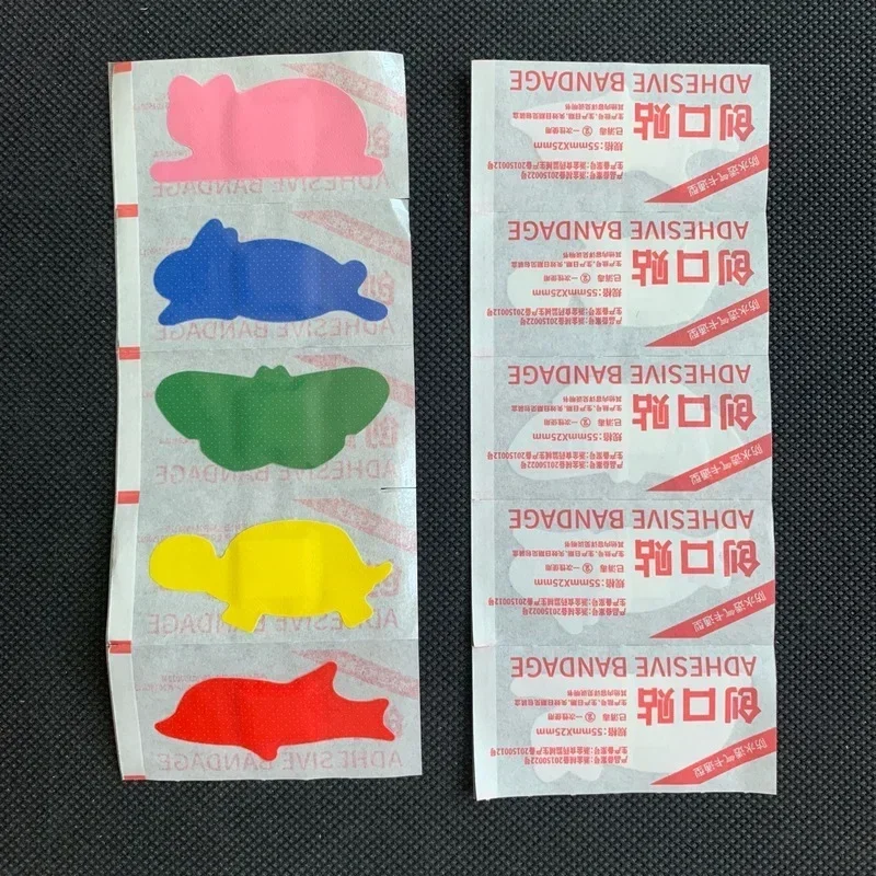 Kawaii Animal Dos Desenhos Animados Band Aid, gesso para feridas, altamente absorvente, respirável, remendo adesivo, fita Woundplast, 30pcs por conjunto