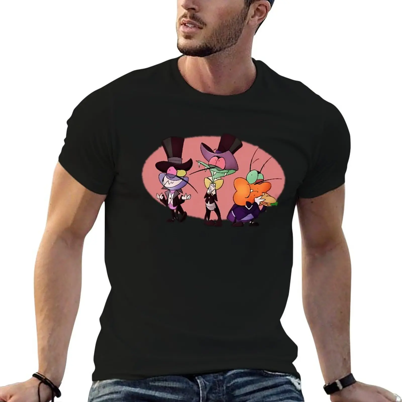 

Oggy And The Cockroaches T-Shirt t shirts with prints cotton t shirt pack t shirt personalised T-Shirt