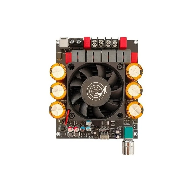 For DC18-50V ZK-6002 Pure Rear Power Amplifier Board 2.0 Stereo High and Low Tone Power Amplifier 600W + 600W