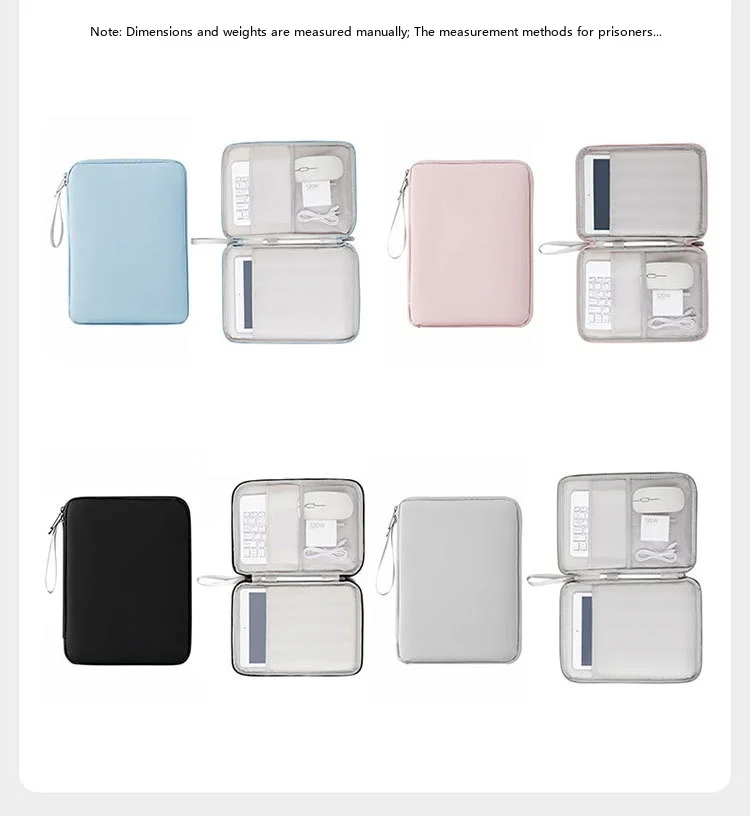 Premium PU Tablet-Hülle 10,9-13,3 Zoll Schutztasche für iPad mit weichem Futter – Detail 3