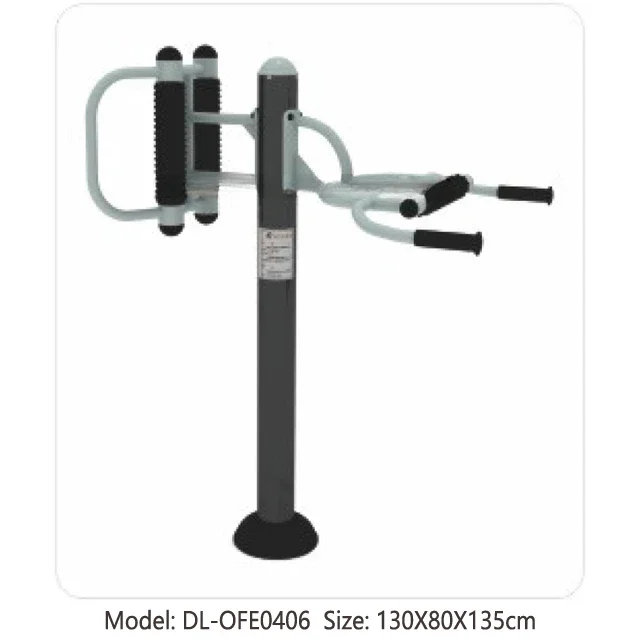 Dream outdoor horizontal waist & vertical back massager station gym equipment