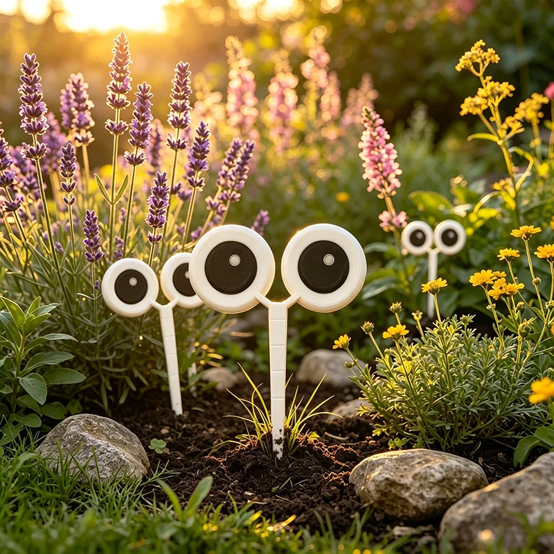 Funny Plant Eye Stake Cute Big Eye Garden Pick Customizable Wholesale For Bonsai Terrarium Micro Landscape Yard Decoration
