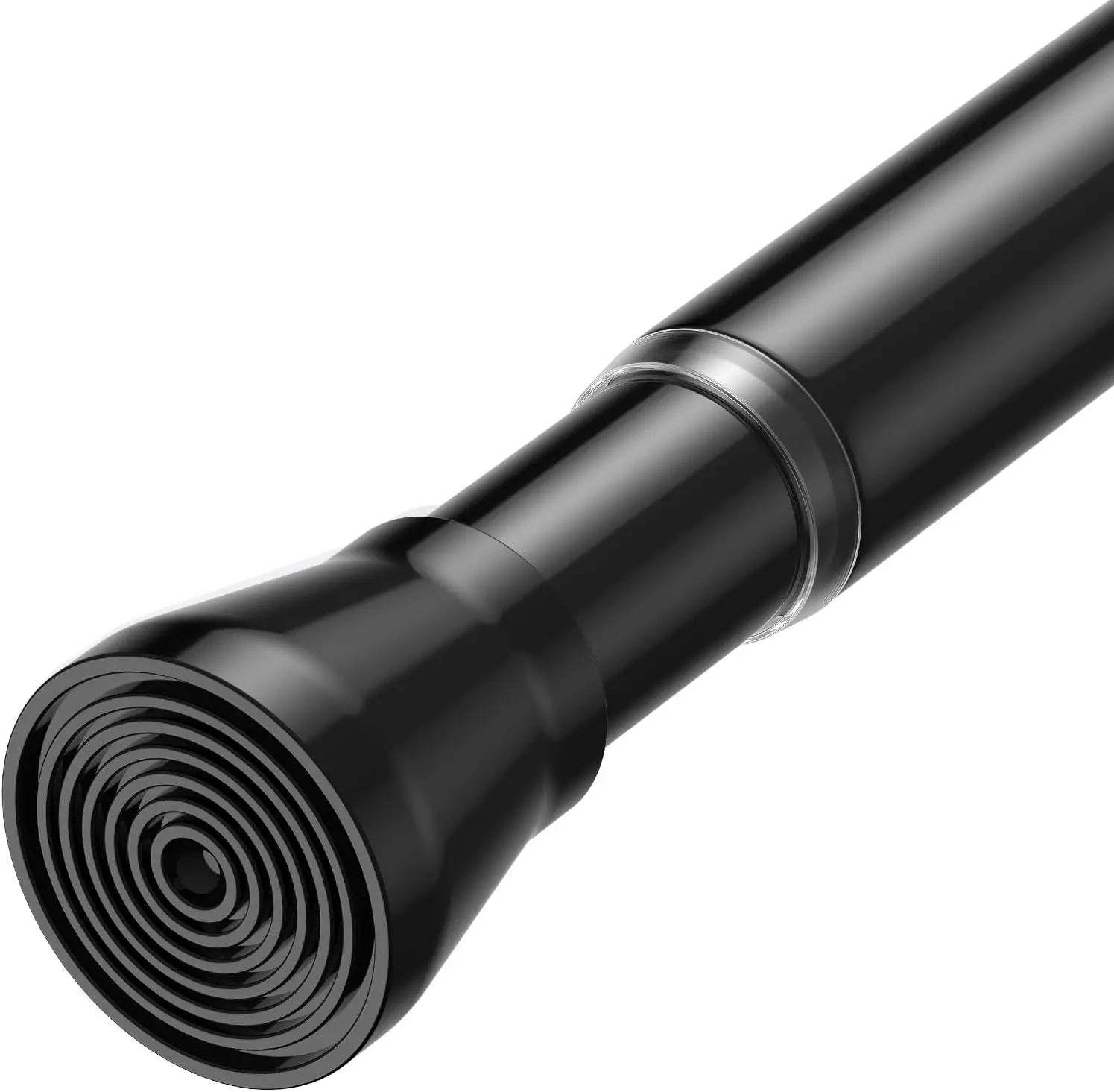 

Штанга для душевой занавески 44-77 дюймов, черная, на резинке, нескользящая, регулируемая, без сверления, S