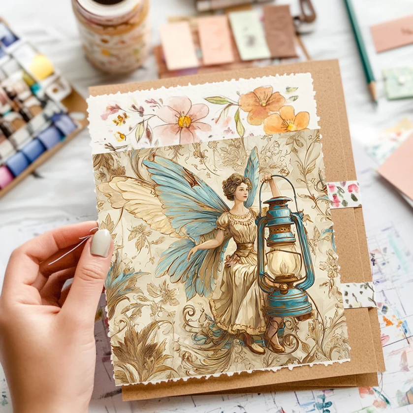 36 Lembar Kertas Scrapbook Dekoratif 6x6 inci: Gambar-gambar Hutan Ajaib untuk Scrapbooking, Origami & Jurnal Ajaib