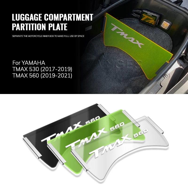 

Перегородка багажного отделения для YAMAHA TMAX 530 2017-2019 T-MAX 560 2019-2021, изолирующая пластина сепаратора багажника