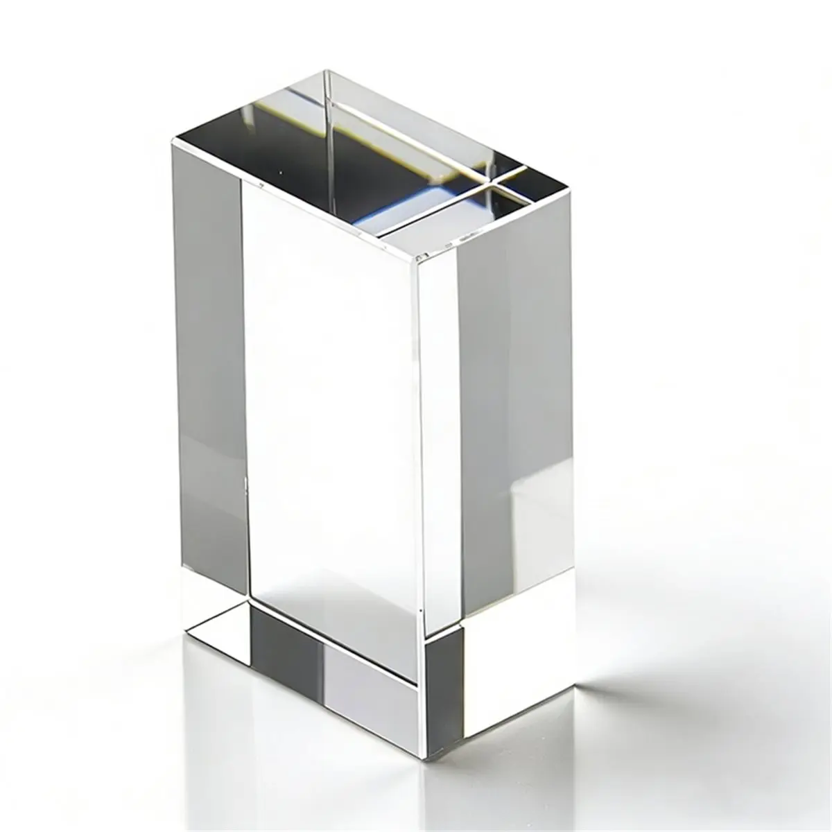REST 10x7x3cm Blank Crystal Block Cube for 3D Laser Engraving Rectangular Columnar Crystal