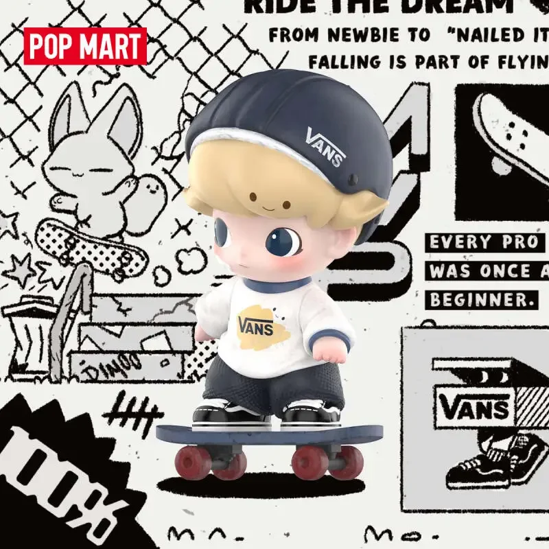 

POP MART DIMOO WORLD VANS Ride The Dream Series Blind Box Mystery Box Toys Kawaii Ornaments Figurines Home Decor Desktop Model