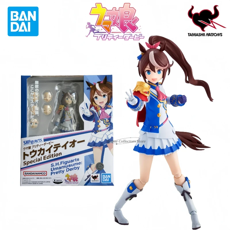 

In Stock Original Bandai S.H.Figuarts Umamusume Pretty Derby Tokai Teio Anime Action Collection Figures Model Decoration Gift