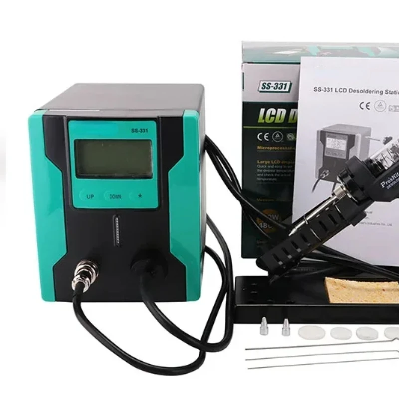 Desoldering station ProsKit SS-331H LCD Digital Electric Soldering Suction Pump High Power Strong Auto Sleep Vacuum Solder Gun