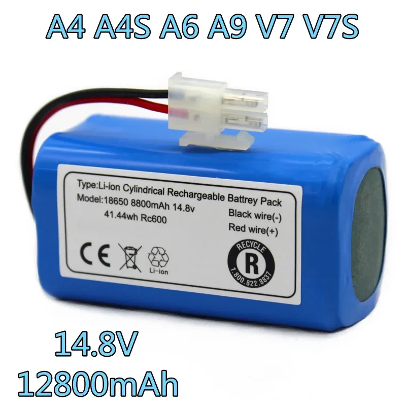 14,8 V. 4800mah Aplicable a iLife Zhiyi V7 V7s X620 X623 X451 Xweeping Robot batería de litio, T4, A4S, X431