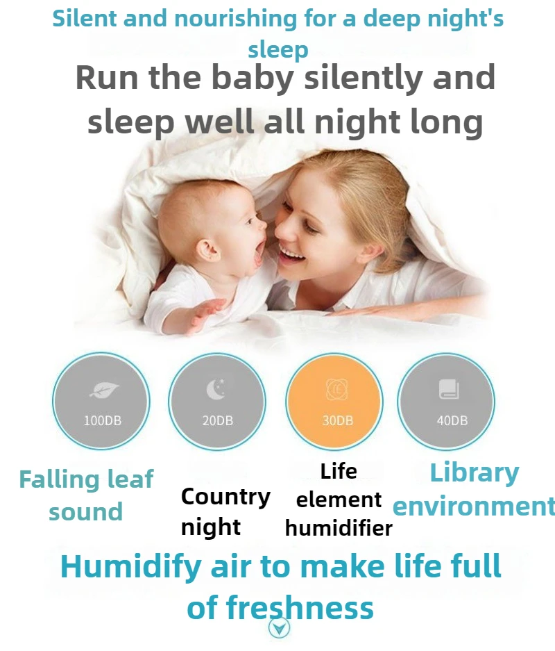 Новый небольшой настольный увлажнитель воздуха для дома, беременных женщин, ультразвуковая очистка воздуха, машина для ароматерапии, диффузор аромата