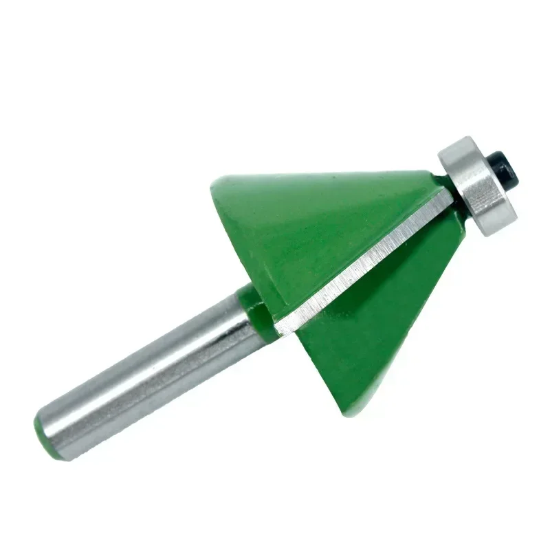 8mm Shank Chamfer Router Bit 22.5 Degree Bevel Edging Milling Cutter for Wood Woodorking Machine Tools