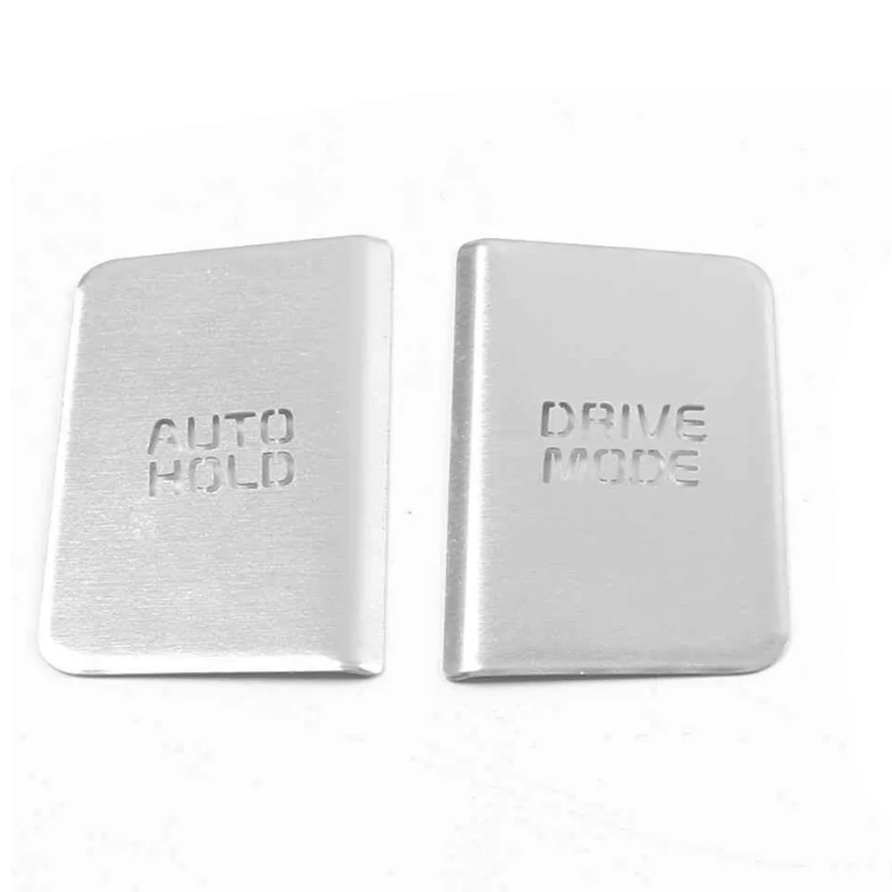 غطاء دفع لمحرك السيارة والتوقف من سبائك الألومنيوم ، غطاء زر فرامل اليد ، تشذيب فضي ، كيا كرنفال KA4 Start من ، من سبائك الألومنيوم