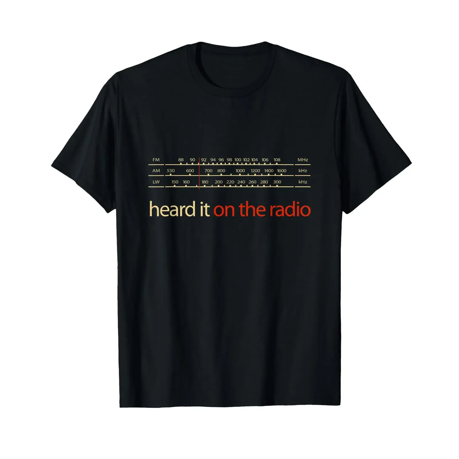 Radio Hi Fi Vintage Stereo T Shirt vintage Washed designer clothes Versatile Slightly Unisex homme Top For Everyday Wear