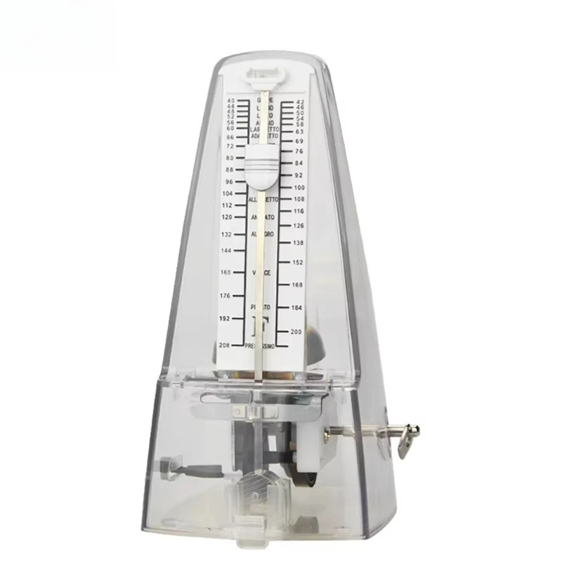 

Transparent plastic steel metronome ABS environmentally friendly resin material shell