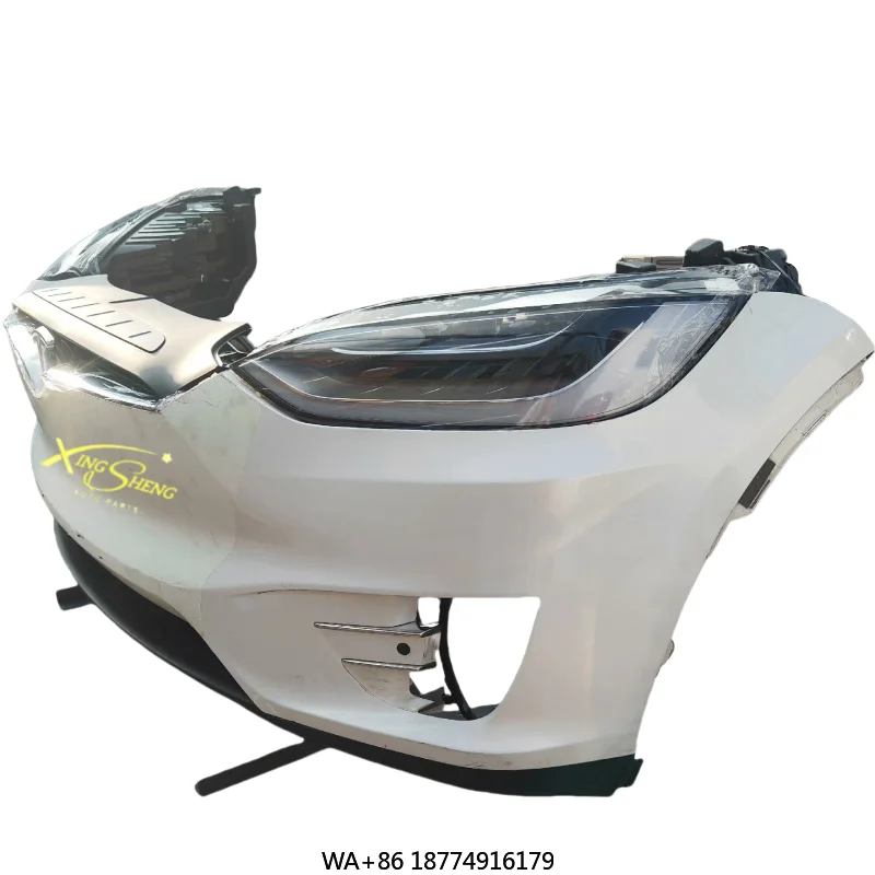 

Высококачественная решетка переднего бампера для модели X, полные жалюзи радиатора, фары, капот, радар, жгут проводов, противотуманные фары, выходы