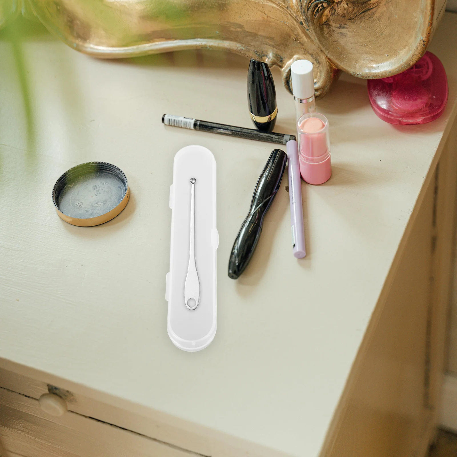 

8pcs Portable Transparent Storage Box Clear Pp Material For Ear Picks Sewing Needles Cutlery Utensil Holder Travel Case Kitchen