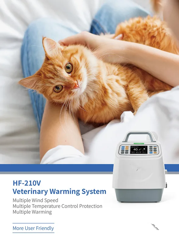 Professional Vet Use Warming System Pet Warming Blanket HF-210V 8 Adjustable Wind Speed air Warming