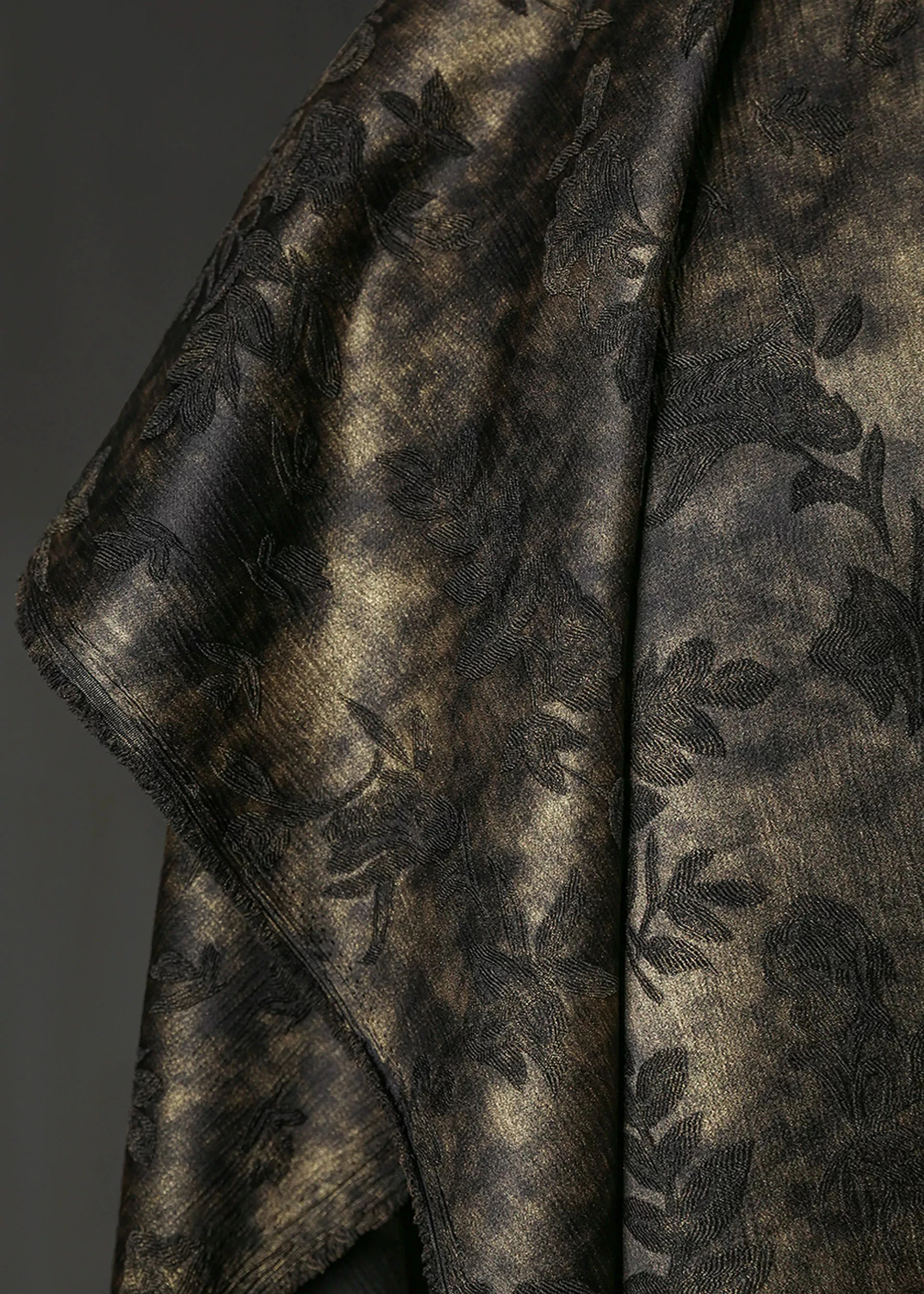 1yard Hot stamping three-dimensional jacquard satin fabric for clothing diy Shirt cheongsam diy designer fabric
