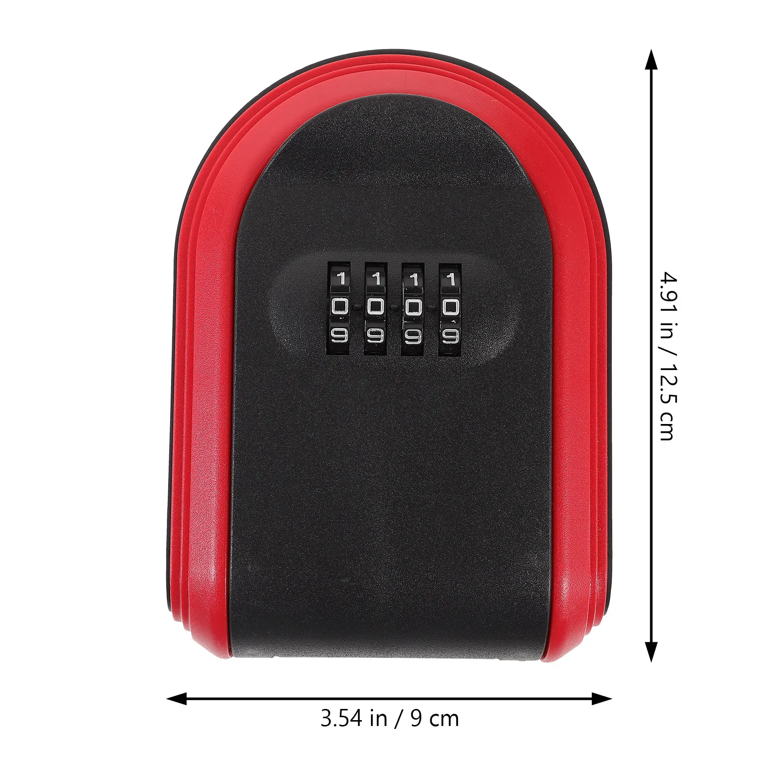 Key Lock Box Outdoor Wall Mount Code Lock Safe Box Spare Key Holder Security Lockbox for and Travel Lockbox for Keys