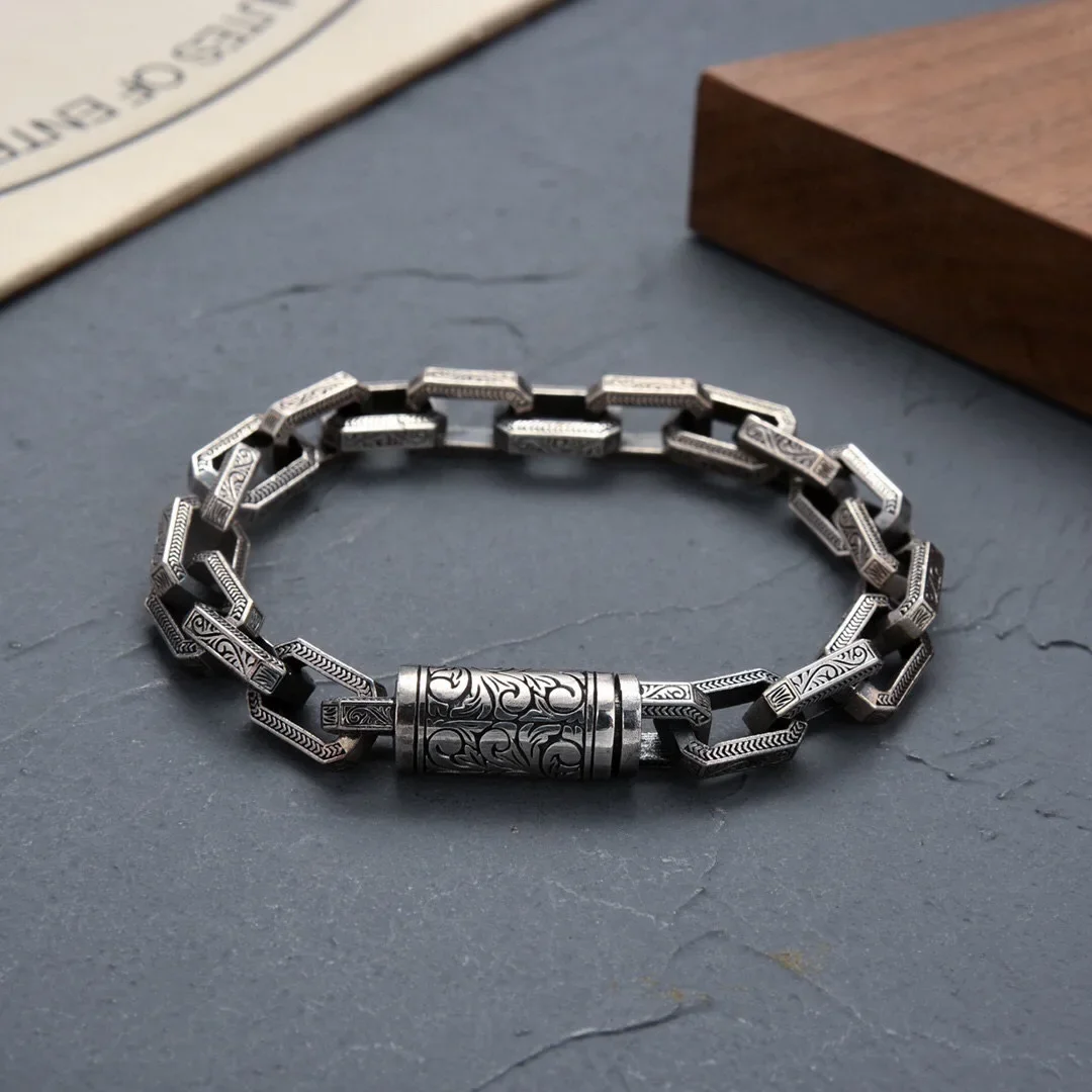 New Rattan Grass Pattern Bracelet Creative Design Personalized Retro Handmade Men\'s Bracelets Fashion Women Jewelry