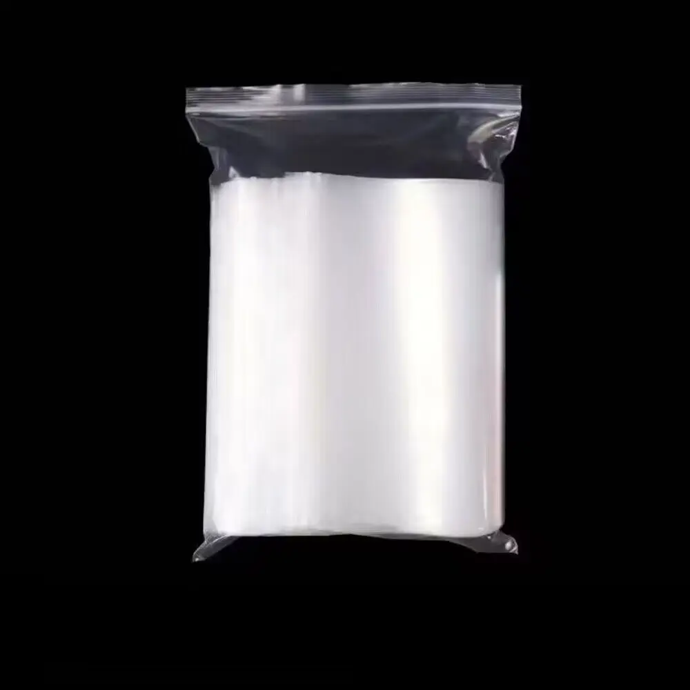 Small Zip Lock Plastic Bags Reclosable Transparent Bag Shoe Bag Vacuum Storage Bag Sanitary Bag Poly Clear Bags Thickness 0.12mm