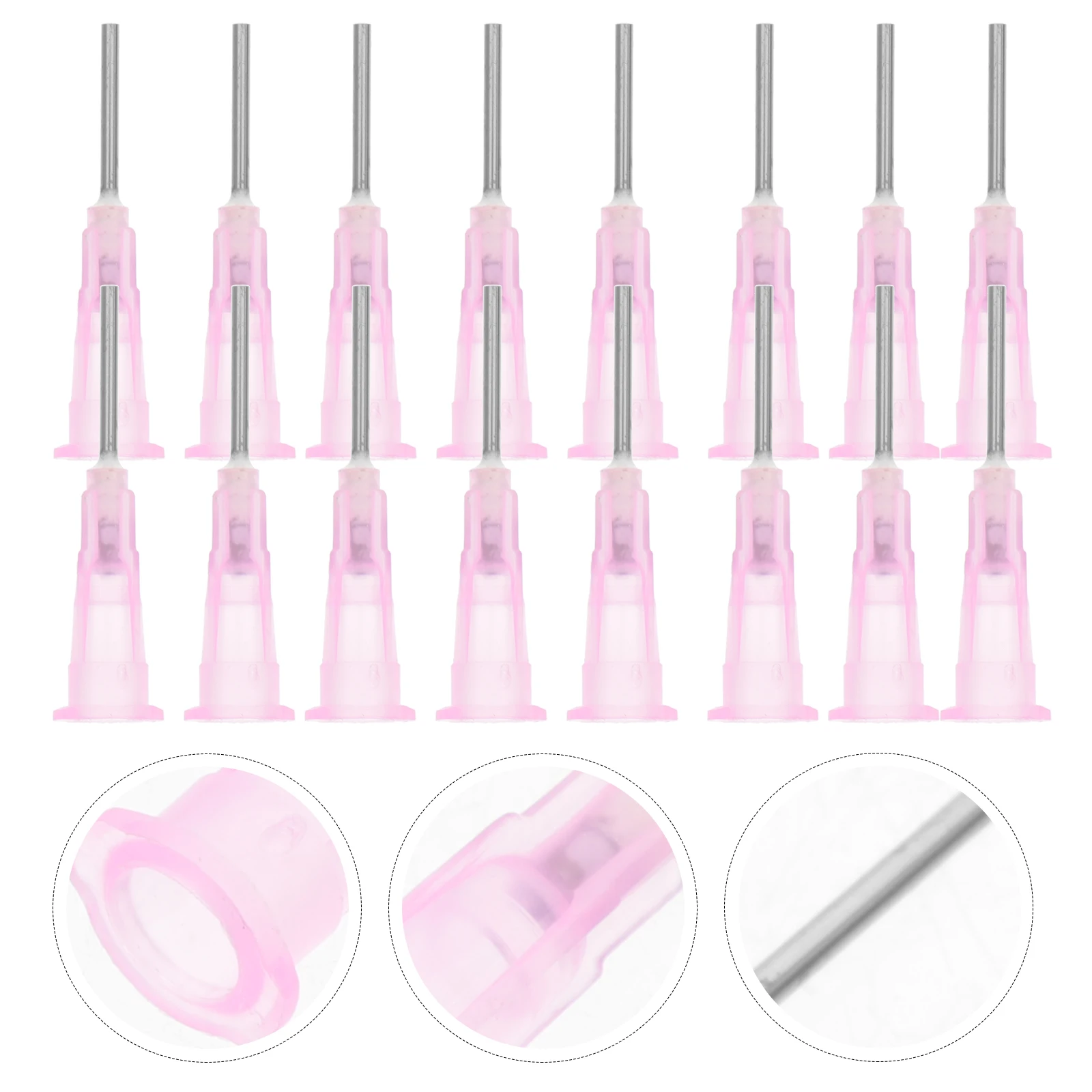 

100pcs Industrial Dispensing Needles Blunt Tip Replacement Needles For Glue Sealants Lubricants Multi-Purpose Stainless Steel