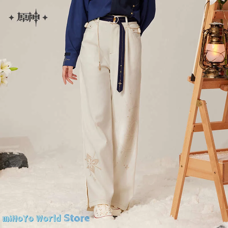 Genshin Impact Albedo Theme Impression Pants, Ata HoYo Pants, Casual Pants, Cosplay Gifts, Genshin Original, Authentique