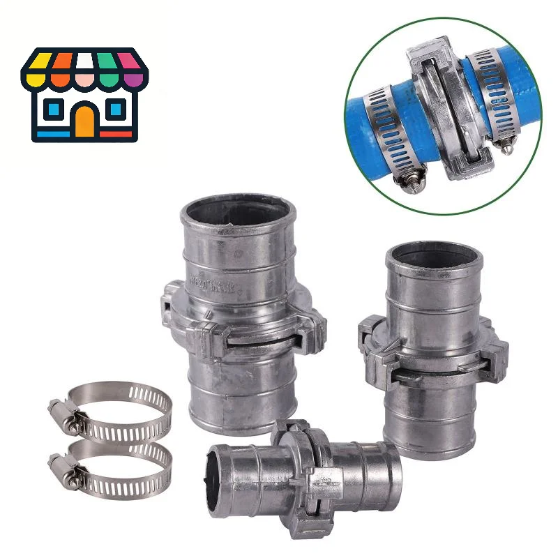 Fire Hose Connector Anti-Rust Fast Docking Snap Coupling Hose Clamp for Agricultural Garden Irrigation Projects