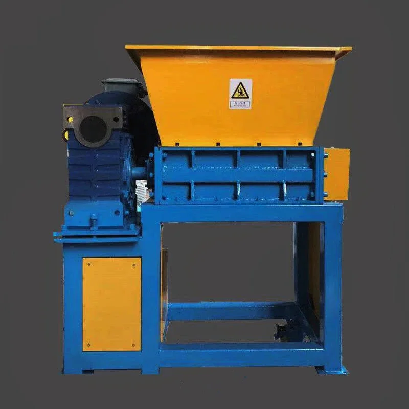 Triturador elétrico grande 220v, motor único, dois eixos, pneus universais, sucata de madeira plástica, metal, triturador de impacto removível, 7500w