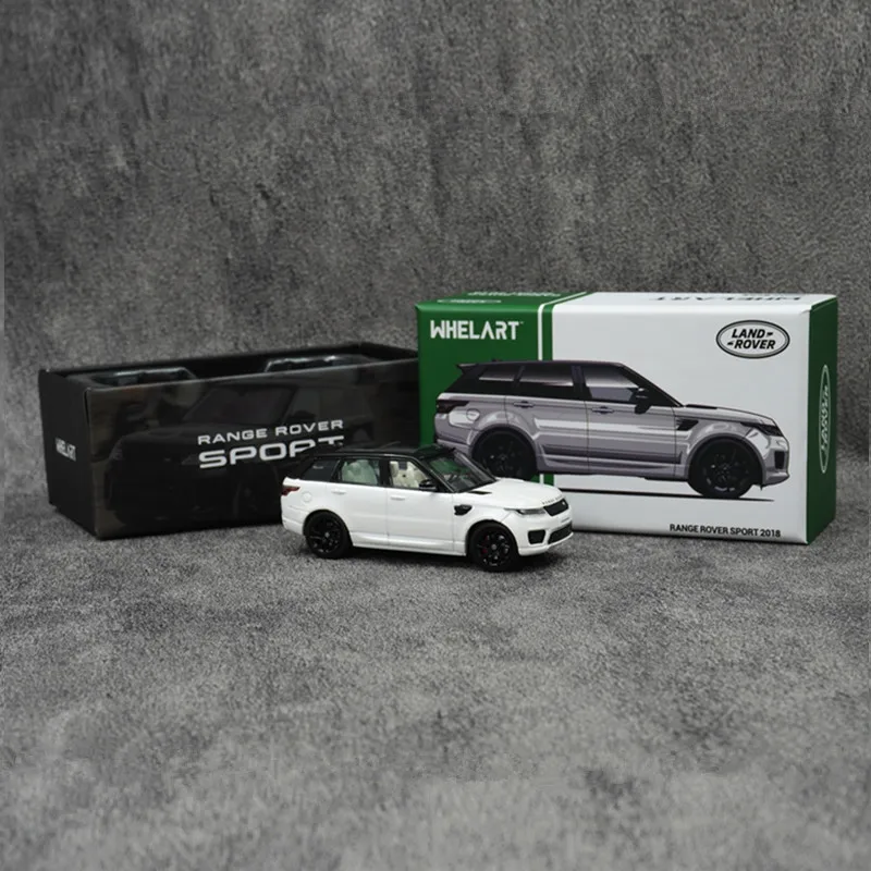 Diecast 1:64 Maßstab Land Rover Discovery 4 Legierung WHELART Wheel Art Car Modell Sammlerstück Spielzeug Geschenk Souvenir Display Ornament